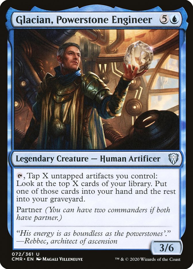 Glacian, Powerstone Engineer [Commander Legends] - Magic: The Gathering - Card Brawlers | Quebec | Canada |