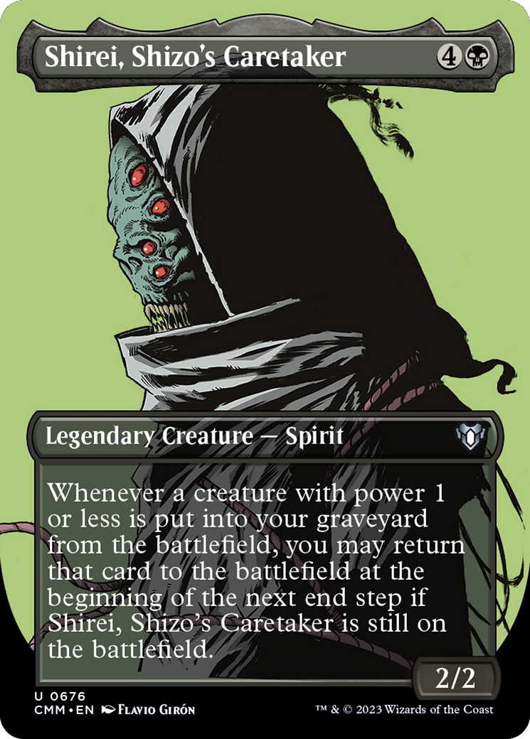 Shirei, Shizo's Caretaker (Borderless Profile) [Commander Masters] - Magic: The Gathering - Card Brawlers | Quebec | Canada |
