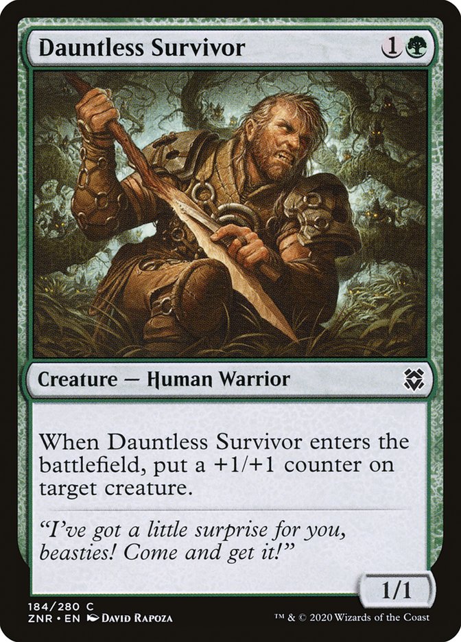 Dauntless Survivor [Zendikar Rising] - Magic: The Gathering - Card Brawlers | Quebec | Canada |