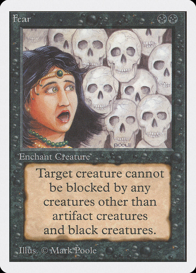 Fear [Unlimited Edition] - Magic: The Gathering - Card Brawlers | Quebec | Canada |