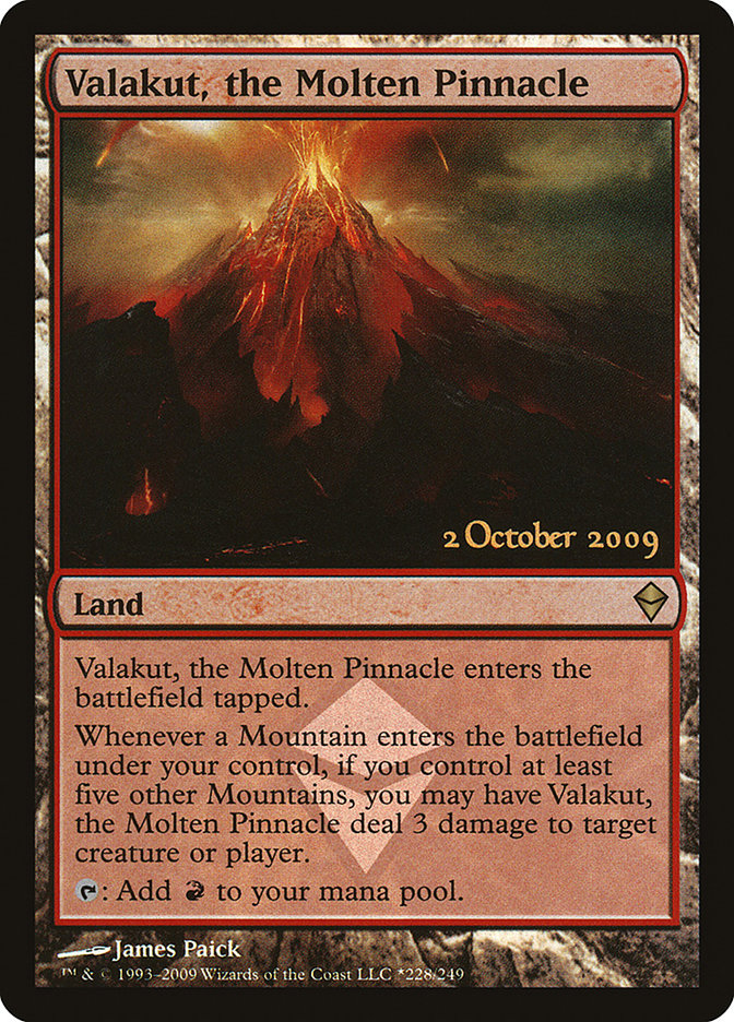 Valakut, the Molten Pinnacle [Zendikar Prerelease Promos] - Magic: The Gathering - Card Brawlers | Quebec | Canada |