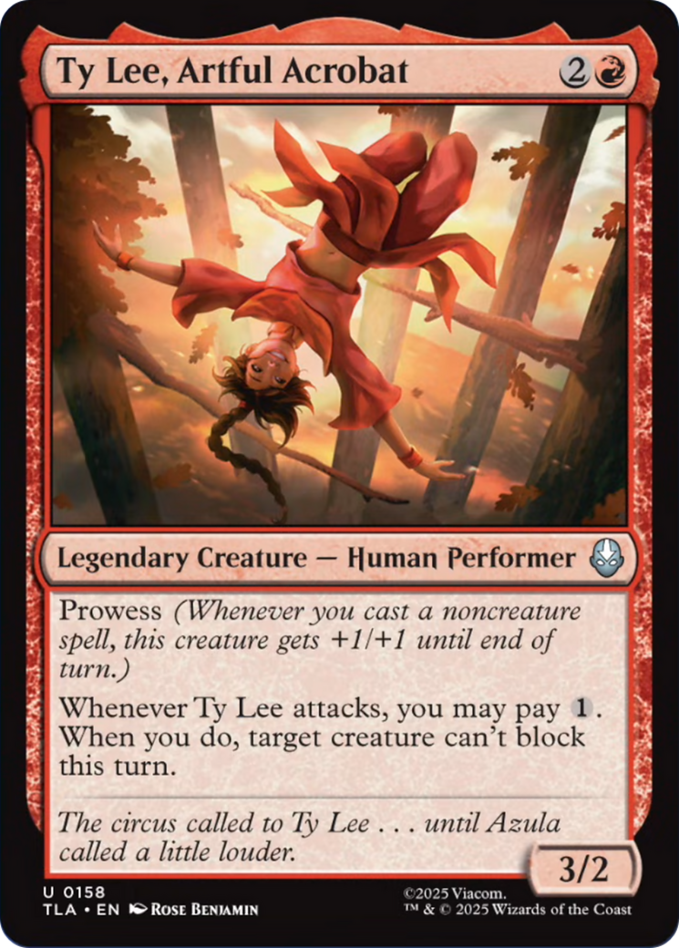 Ty Lee, Artful Acrobat [Avatar: The Last Airbender] - Magic: The Gathering - Card Brawlers | Quebec | Canada |