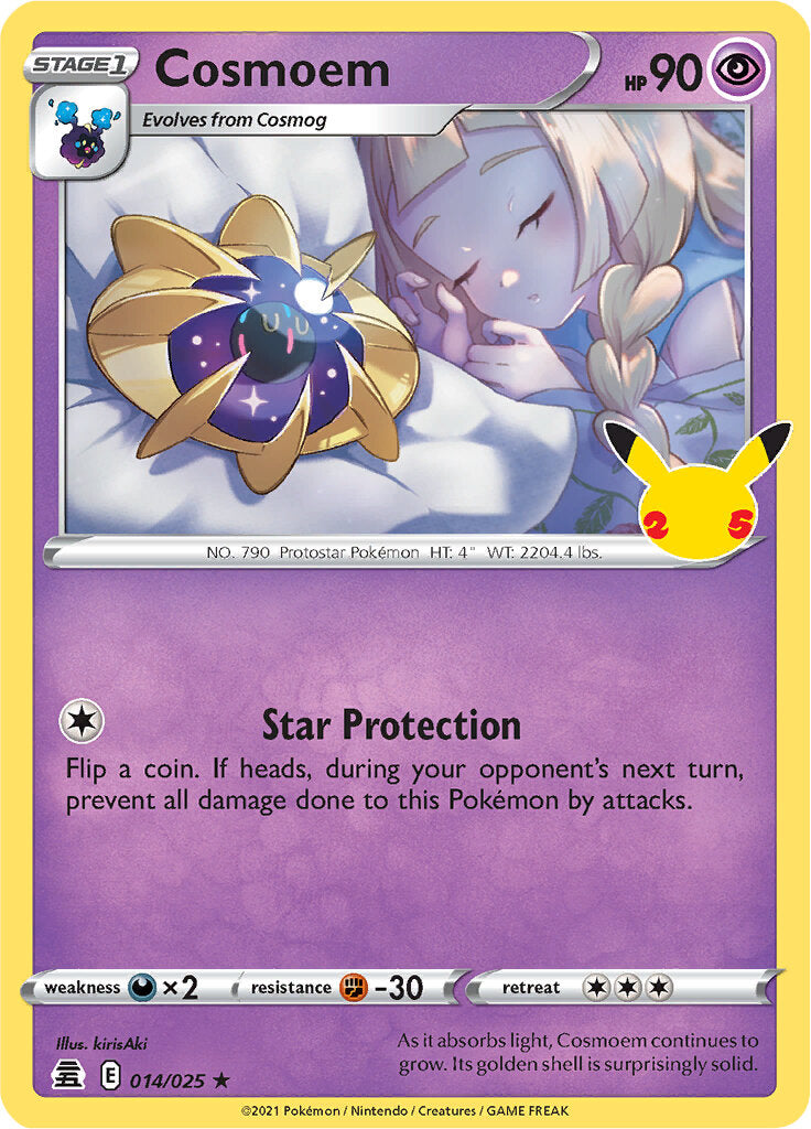 Cosmoem (014/025) [Celebrations: 25th Anniversary] - Pokémon - Card Brawlers | Quebec | Canada |