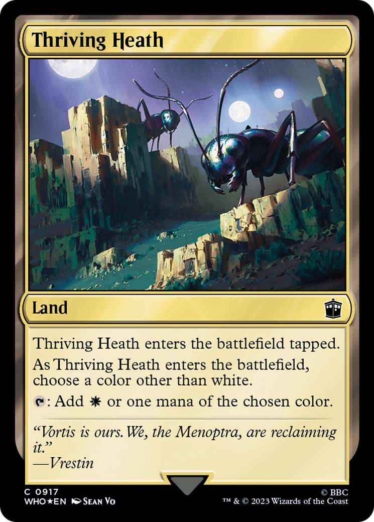 Thriving Heath (Surge Foil) [Doctor Who] - Magic: The Gathering - Card Brawlers | Quebec | Canada |