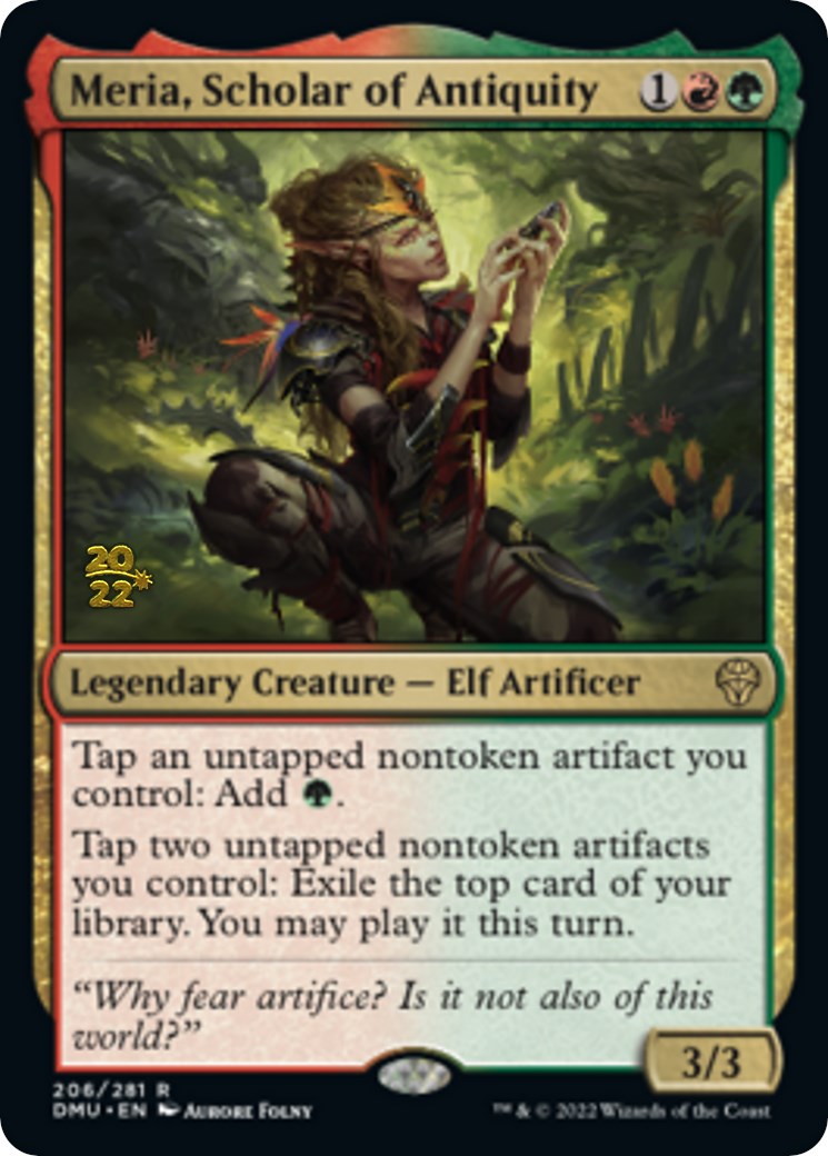 Meria, Scholar of Antiquity [Dominaria United Prerelease Promos] - Magic: The Gathering - Card Brawlers | Quebec | Canada |