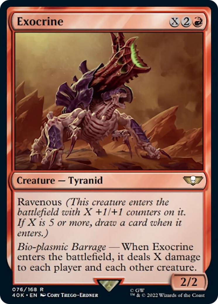 Exocrine (Surge Foil) [Warhammer 40,000] - Magic: The Gathering - Card Brawlers | Quebec | Canada |