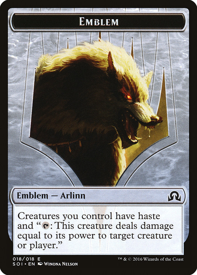 Arlinn Kord Emblem [Shadows over Innistrad Tokens] - Magic: The Gathering - Card Brawlers | Quebec | Canada |
