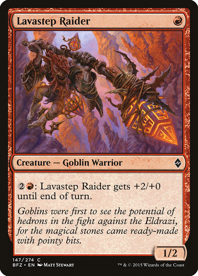 Lavastep Raider [Battle for Zendikar] - Magic: The Gathering - Card Brawlers | Quebec | Canada |