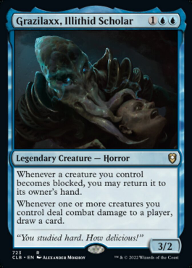 Grazilaxx, Illithid Scholar [Commander Legends: Battle for Baldur's Gate] - Magic: The Gathering - Card Brawlers | Quebec | Canada |