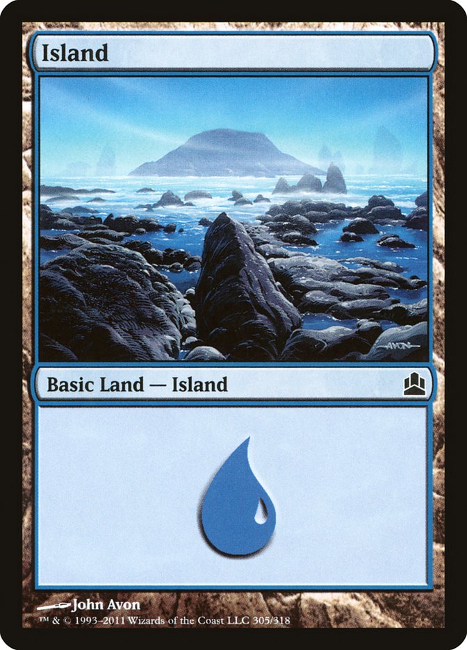 Island (305) [Commander 2011] - Magic: The Gathering - Card Brawlers | Quebec | Canada |