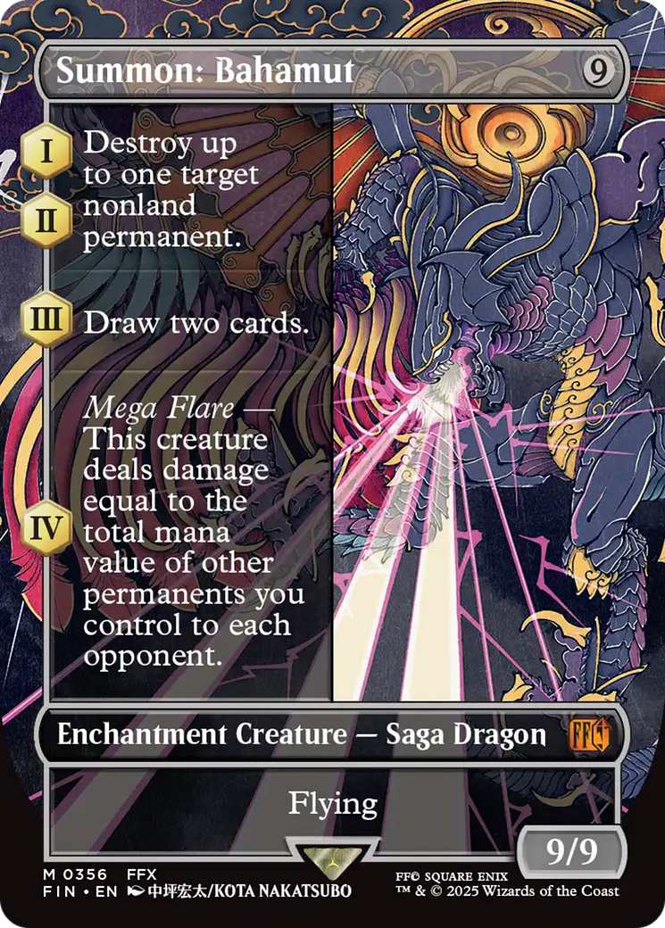 Summon: Bahamut (Borderless) [FINAL FANTASY] - Magic: The Gathering - Card Brawlers | Quebec | Canada |