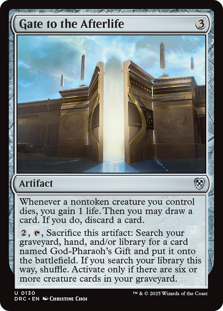 Gate to the Afterlife [Aetherdrift Commander] - Magic: The Gathering - Card Brawlers | Quebec | Canada |