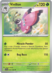 Vivillon (010/198) [Écarlate et Violet : Ensemble de base] 