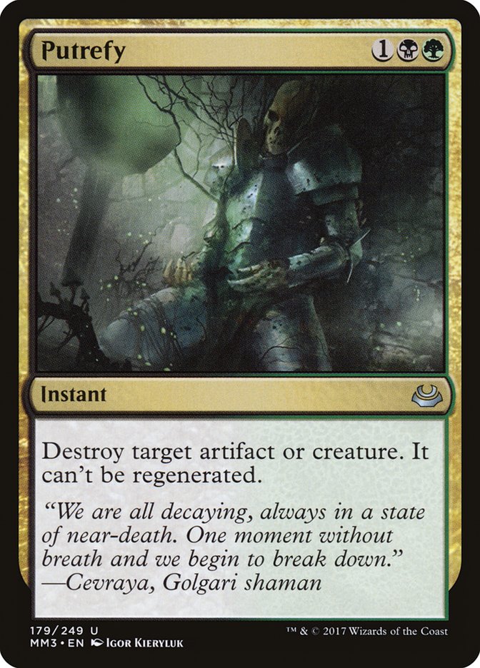 Putrefy [Modern Masters 2017] - Magic: The Gathering - Card Brawlers | Quebec | Canada |
