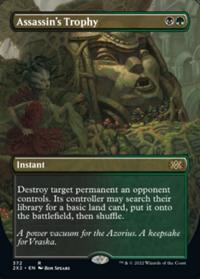 Assassin's Trophy (Borderless Alternate Art) [Double Masters 2022] - Magic: The Gathering - Card Brawlers | Quebec | Canada |