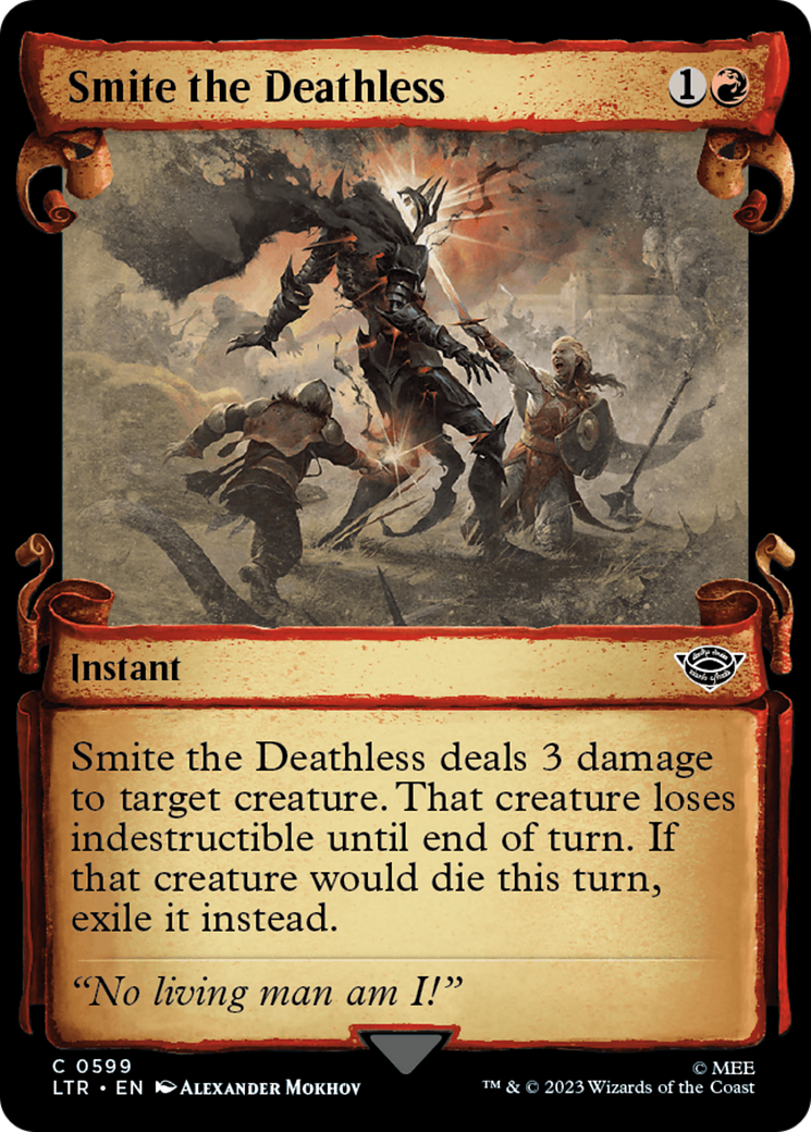 Smite the Deathless [The Lord of the Rings: Tales of Middle-Earth Showcase Scrolls] - Magic: The Gathering - Card Brawlers | Quebec | Canada |