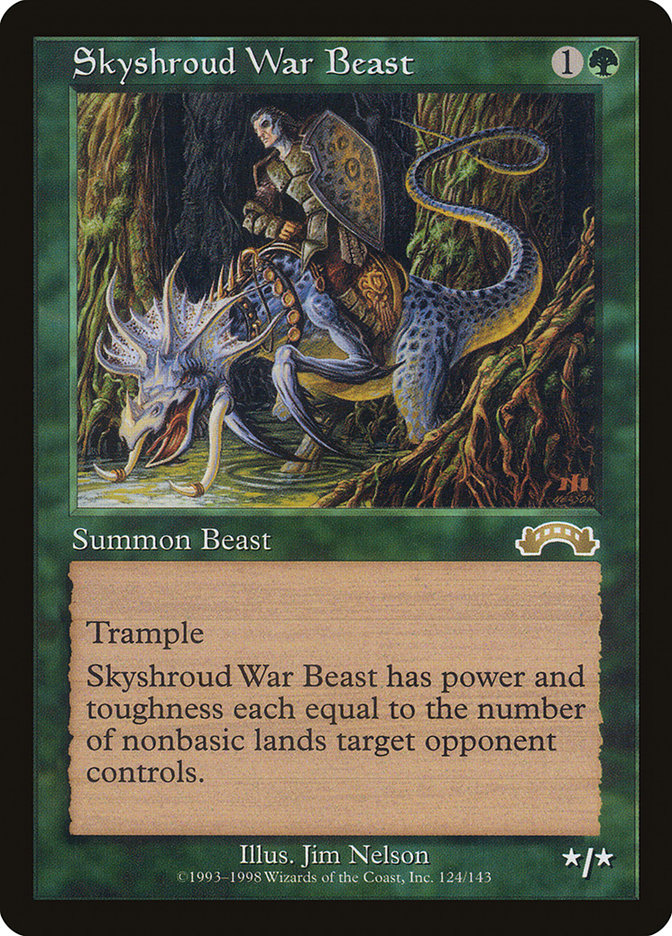 Skyshroud War Beast [Exodus] - Magic: The Gathering - Card Brawlers | Quebec | Canada |