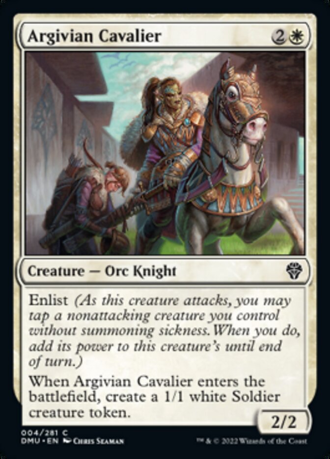 Argivian Cavalier [Dominaria United] - Magic: The Gathering - Card Brawlers | Quebec | Canada |