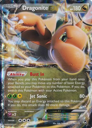 Dragonite EX (74/111) (Jumbo Card) [XY: Furious Fists] - Pokémon - Card Brawlers | Quebec | Canada |
