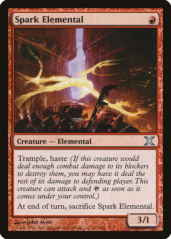 Spark Elemental [Tenth Edition] - Magic: The Gathering - Card Brawlers | Quebec | Canada |