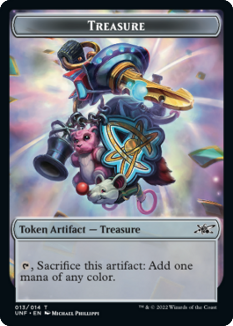 Cat // Treasure (13) Double-Sided Token [Unfinity Tokens] - Magic: The Gathering - Card Brawlers | Quebec | Canada |