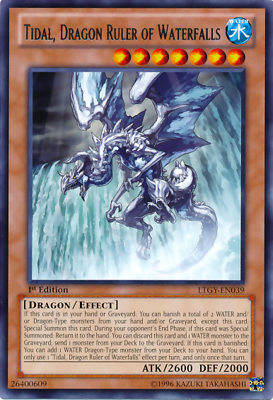 Tidal, Dragon souverain des cascades [Seigneur de la galaxie Tachyon] [LTGY-EN039] 