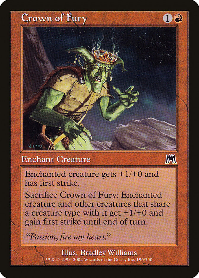 Crown of Fury [Onslaught] - Magic: The Gathering - Card Brawlers | Quebec | Canada |
