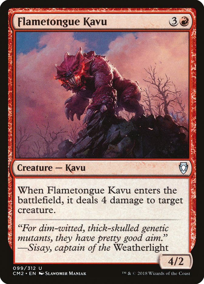 Flametongue Kavu [Commander Anthology Volume II] - Magic: The Gathering - Card Brawlers | Quebec | Canada |