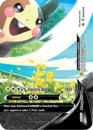 Morpeko V-UNION (SWSH218) [Sword & Shield: Black Star Promos] - Pokémon - Card Brawlers | Quebec | Canada |