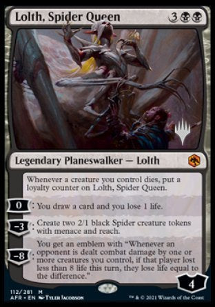 Lolth, Spider Queen (Promo Pack) [Dungeons & Dragons: Adventures in the Forgotten Realms Promos] - Magic: The Gathering - Card Brawlers | Quebec | Canada |