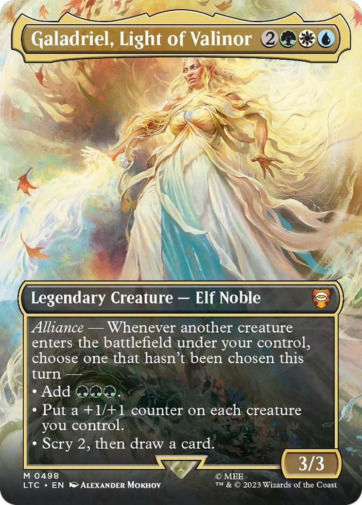 Galadriel, Light of Valinor (Borderless) [The Lord of the Rings: Tales of Middle-Earth Commander] - Magic: The Gathering - Card Brawlers | Quebec | Canada |