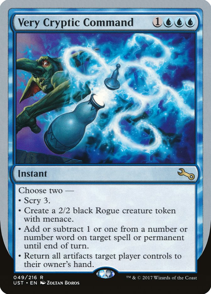 Very Cryptic Command (Scry) [Unstable] - Magic: The Gathering - Card Brawlers | Quebec | Canada |