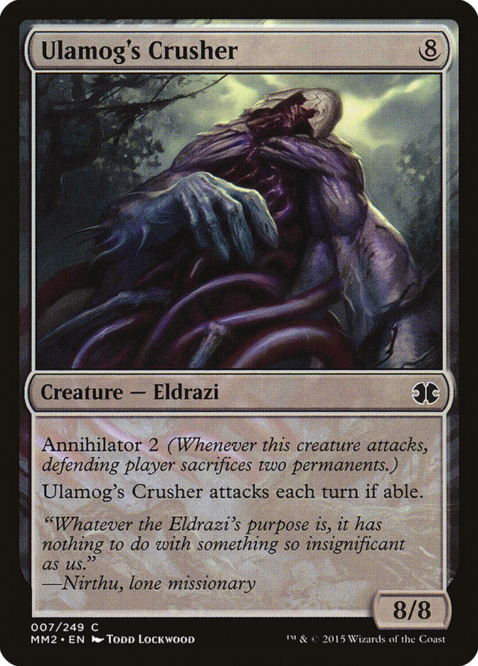 Ulamog's Crusher [Modern Masters 2015] - Magic: The Gathering - Card Brawlers | Quebec | Canada |