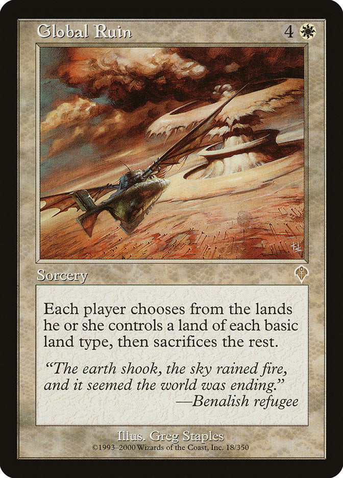 Global Ruin [Invasion] - Magic: The Gathering - Card Brawlers | Quebec | Canada |