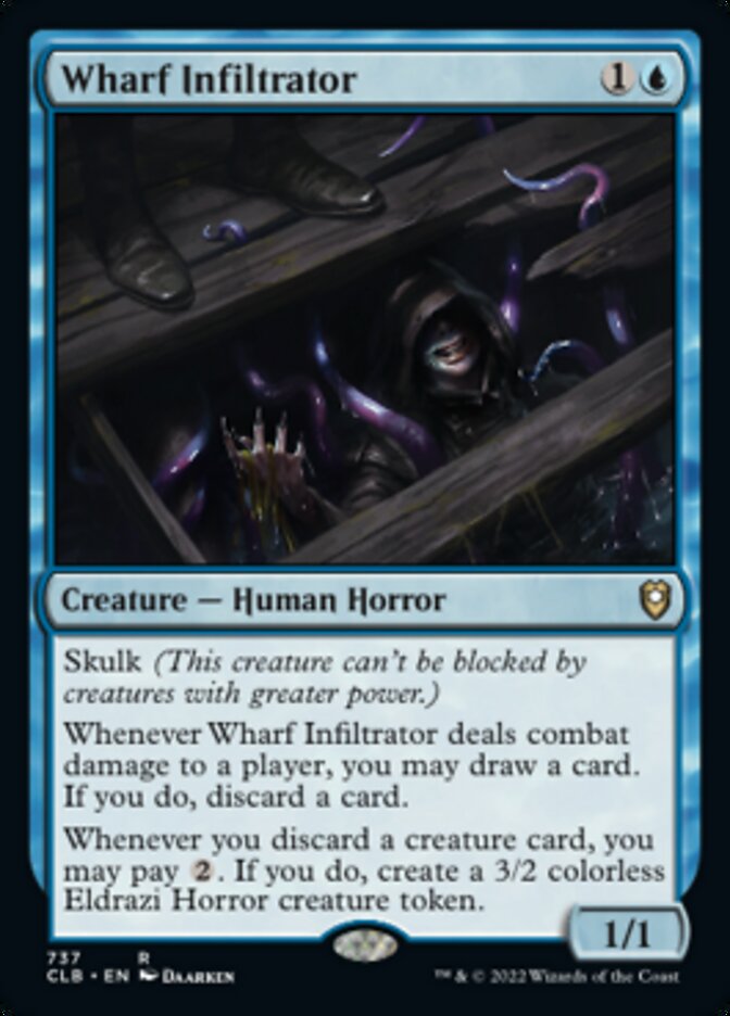Wharf Infiltrator [Commander Legends: Battle for Baldur's Gate] - Magic: The Gathering - Card Brawlers | Quebec | Canada |