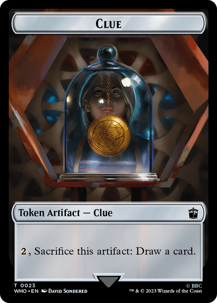 Human (0005) // Clue (0023) Double-Sided Token [Doctor Who Tokens] - Magic: The Gathering - Card Brawlers | Quebec | Canada |