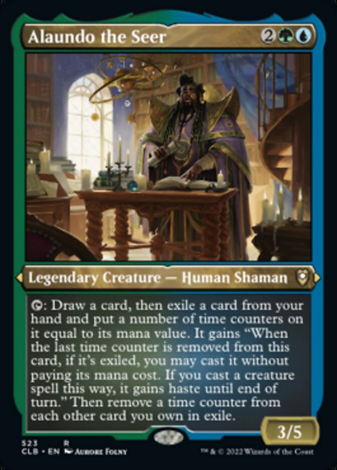 Alaundo the Seer (Foil Etched) [Commander Legends: Battle for Baldur's Gate] - Magic: The Gathering - Card Brawlers | Quebec | Canada |