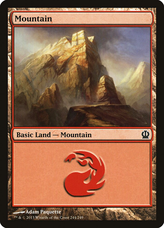 Mountain (244) [Theros] - Magic: The Gathering - Card Brawlers | Quebec | Canada |