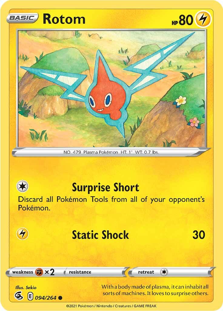 Rotom (094/264) [Sword & Shield: Fusion Strike] - Pokémon - Card Brawlers | Quebec | Canada |