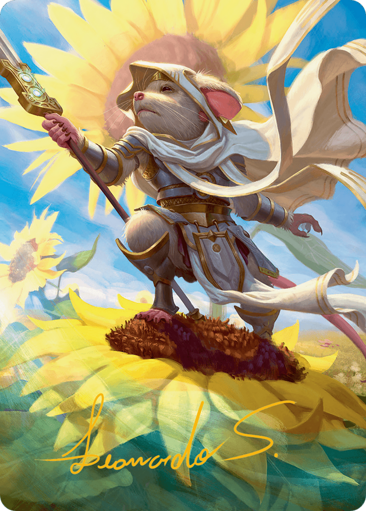 Elspeth, Sun's Champion Art Card (Gold-Stamped Signature) [Bloomburrow Art Series] - Magic: The Gathering - Card Brawlers | Quebec | Canada |