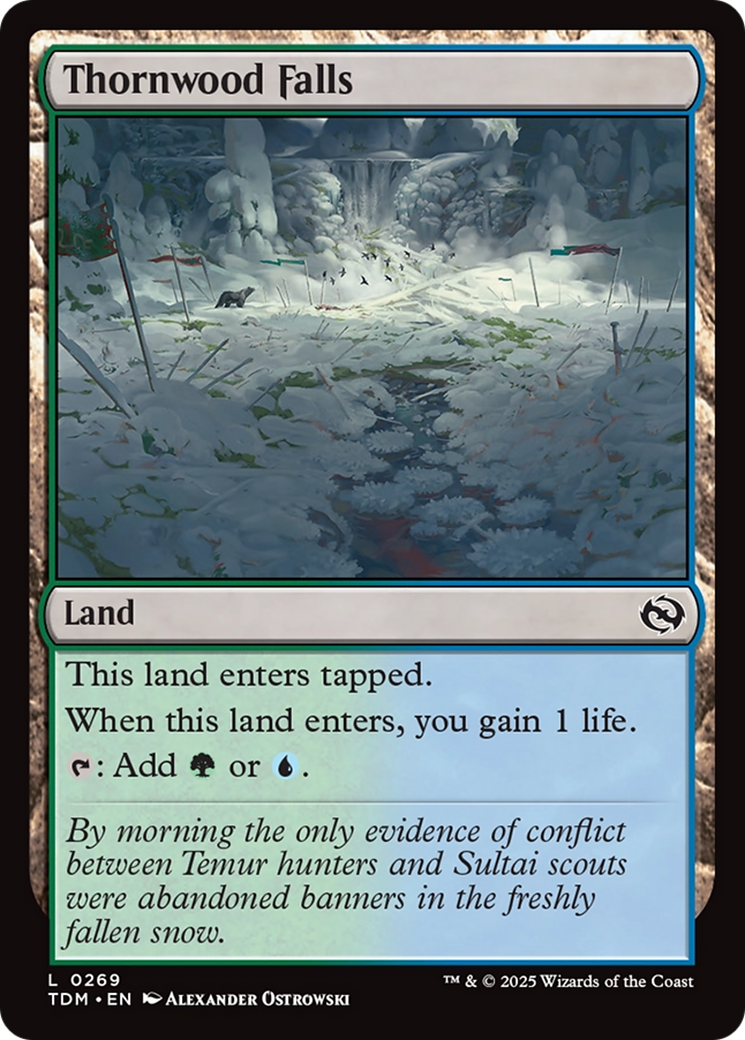 Thornwood Falls [Tarkir: Dragonstorm] - Magic: The Gathering - Card Brawlers | Quebec | Canada |