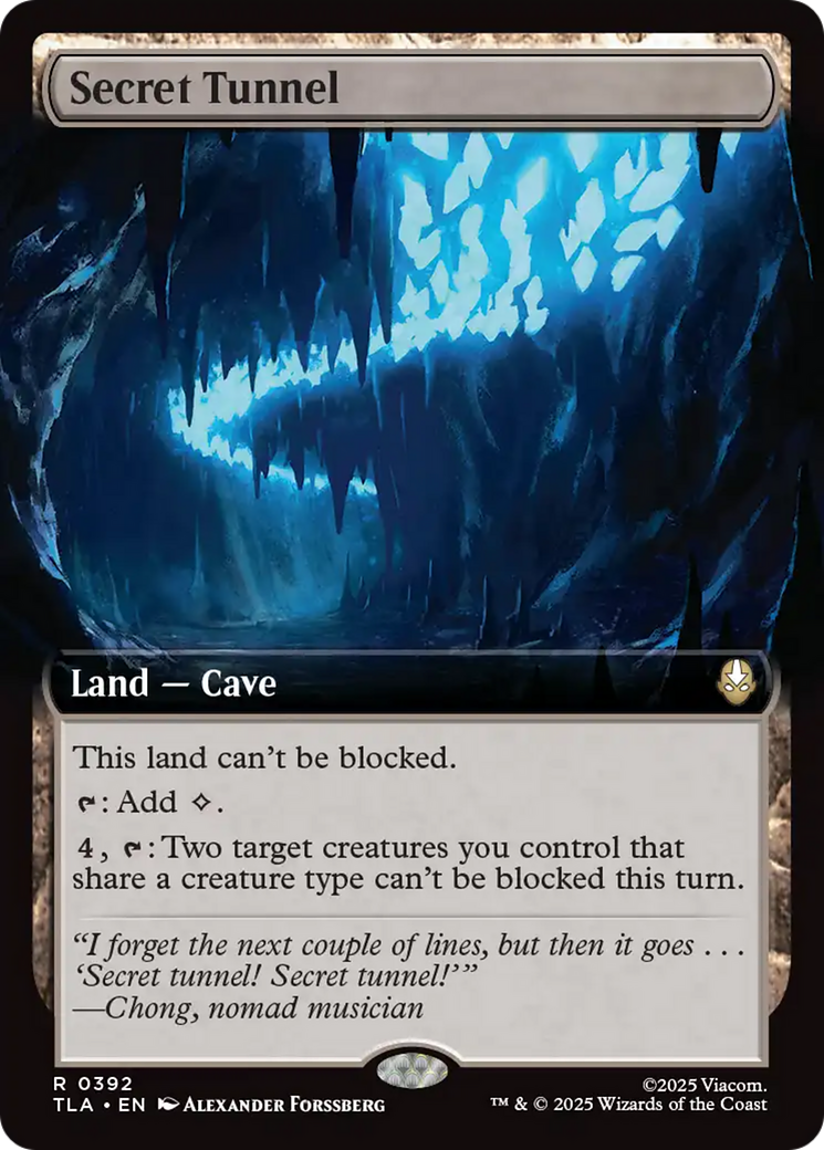 Secret Tunnel (Extended Art) [Avatar: The Last Airbender] - Magic: The Gathering - Card Brawlers | Quebec | Canada |