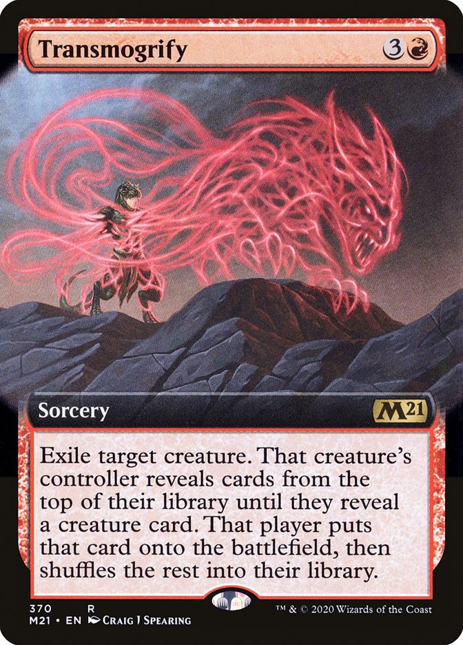 Transmogrify (Extended Art) [Core Set 2021] - Magic: The Gathering - Card Brawlers | Quebec | Canada |