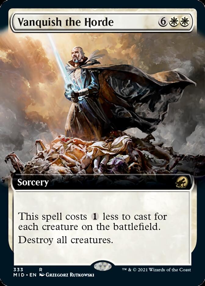 Vanquish the Horde (Extended Art) [Innistrad: Midnight Hunt] - Magic: The Gathering - Card Brawlers | Quebec | Canada |