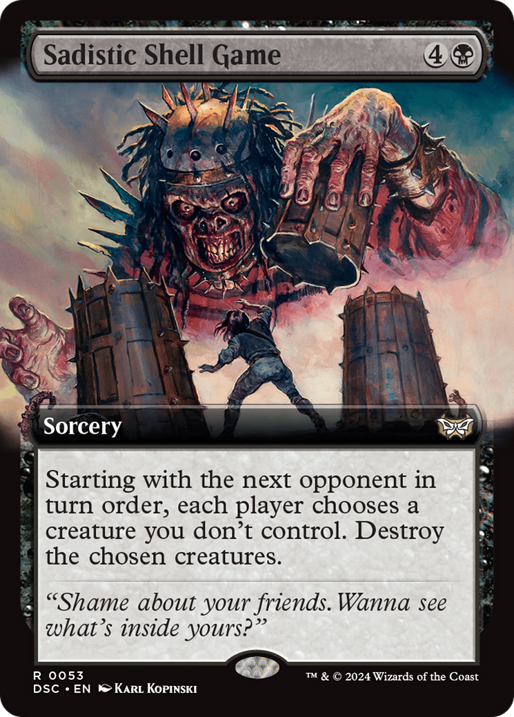 Sadistic Shell Game (Extended Art) [Duskmourn: House of Horror Commander] - Magic: The Gathering - Card Brawlers | Quebec | Canada |