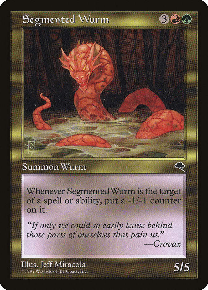 Segmented Wurm [Tempest] - Magic: The Gathering - Card Brawlers | Quebec | Canada |