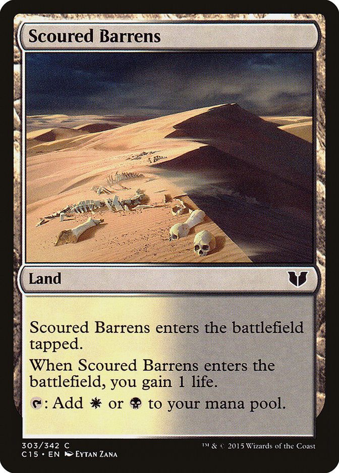 Scoured Barrens [Commander 2015] - Magic: The Gathering - Card Brawlers | Quebec | Canada |
