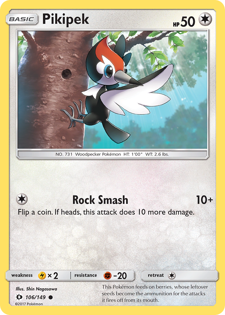 Pikipek (106/149) [Sun & Moon: Base Set] - Pokémon - Card Brawlers | Quebec | Canada |