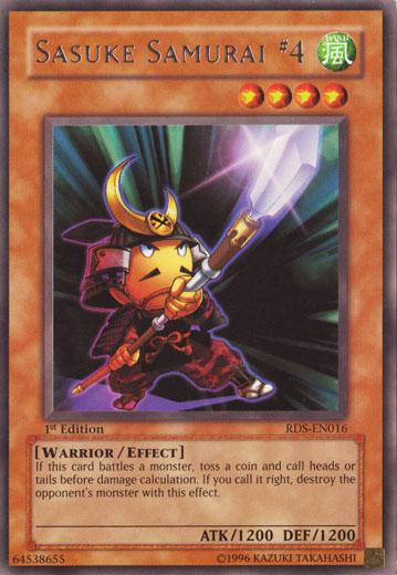Sasuke Samurai #4 [RDS-EN016] Rare - Yu-Gi-Oh! - Card Brawlers | Quebec | Canada |