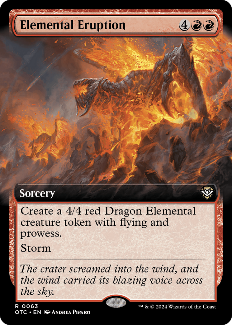 Elemental Eruption (Extended Art) [Outlaws of Thunder Junction Commander] - Magic: The Gathering - Card Brawlers | Quebec | Canada |